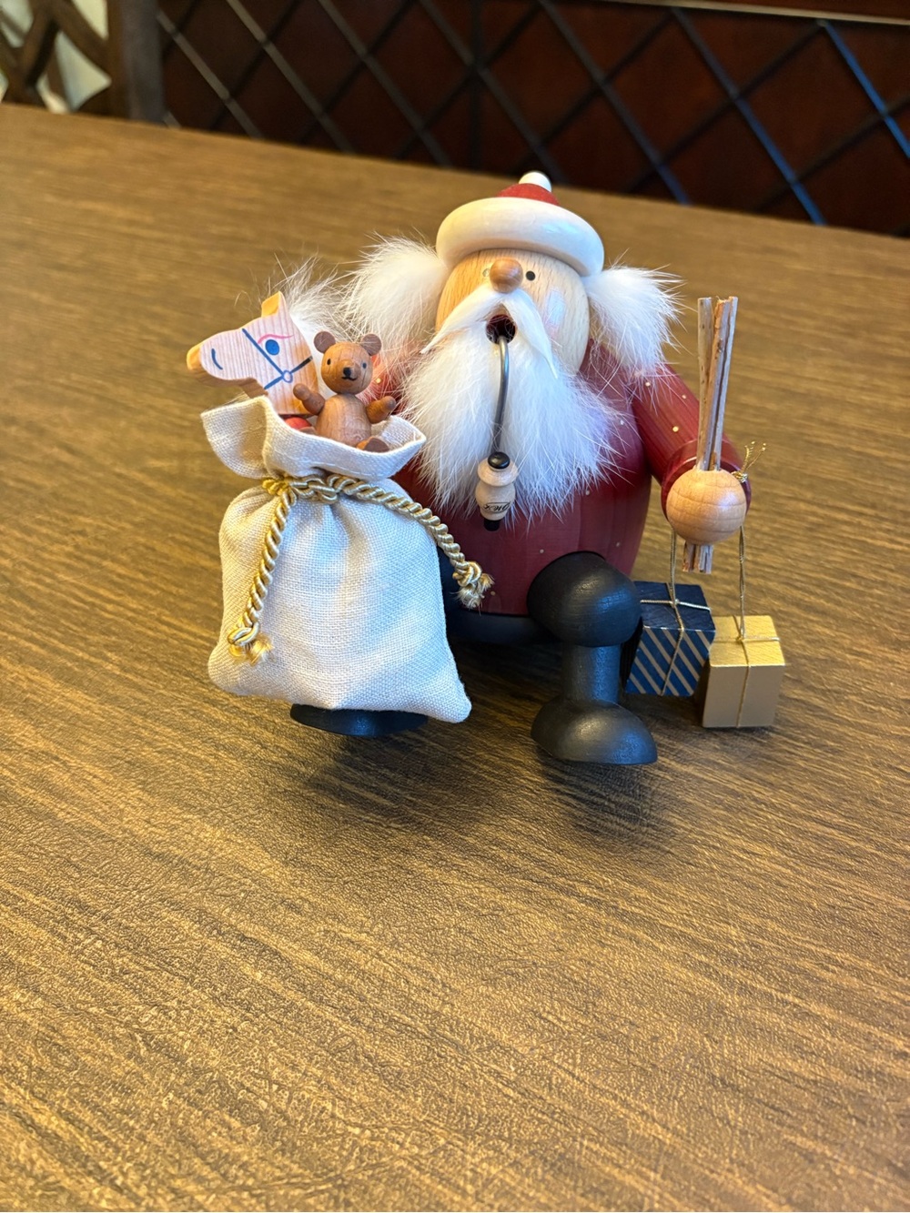 Santa Claus “Shelf Sitter” - Authentic German Christmas incense smoker